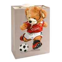 Пакет подарунковий "Круте ведмежа", 18х24х8.5 см (в асортименті)